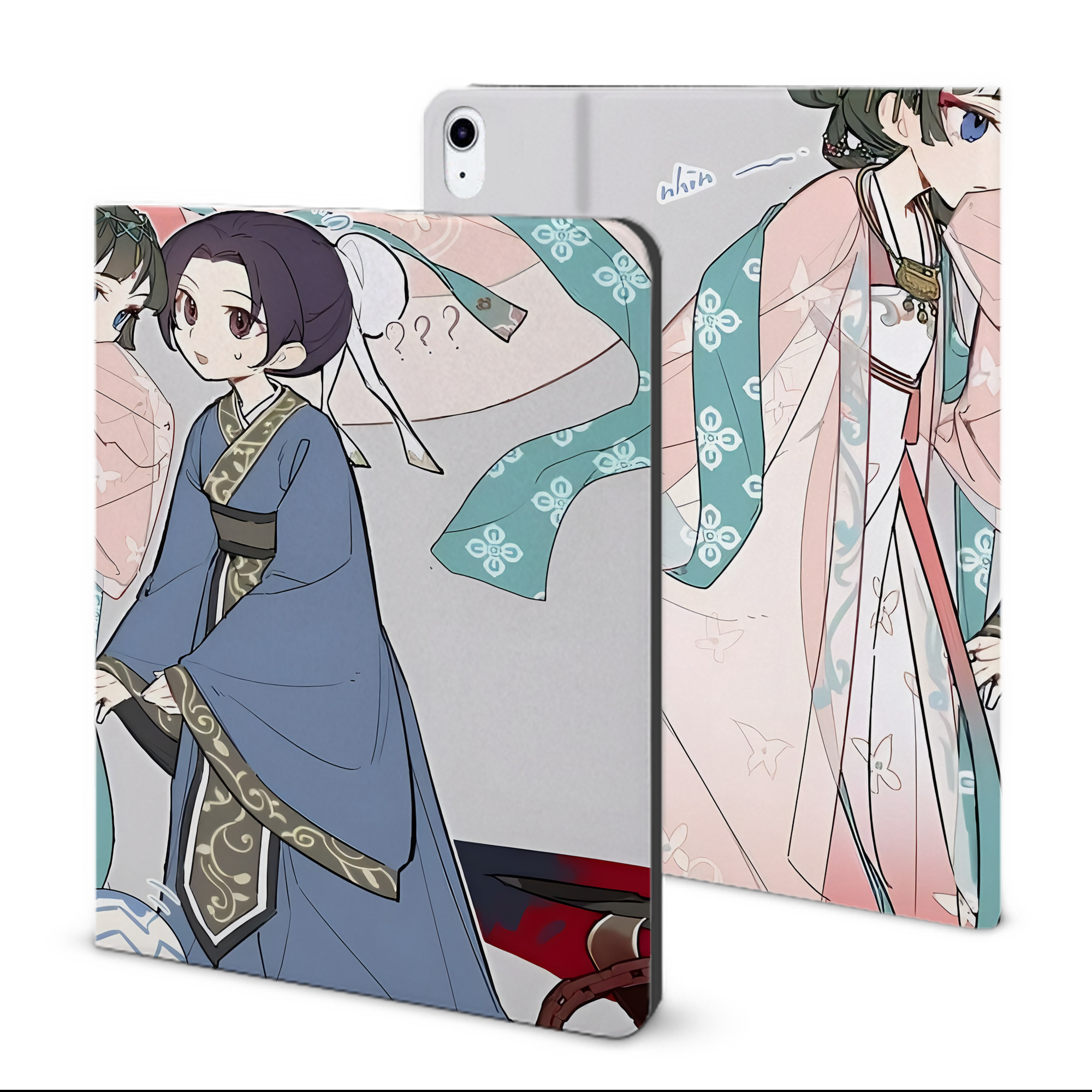 （画像用） 薬屋のひとりごと The Apothecary Diaries IPad ケース ブック型 PUレザー TPU 耐衝撃 軽量 薄型 ペン収納なし 全面保護 IPad 各モデル対応